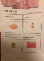 kids worksheet with different questions